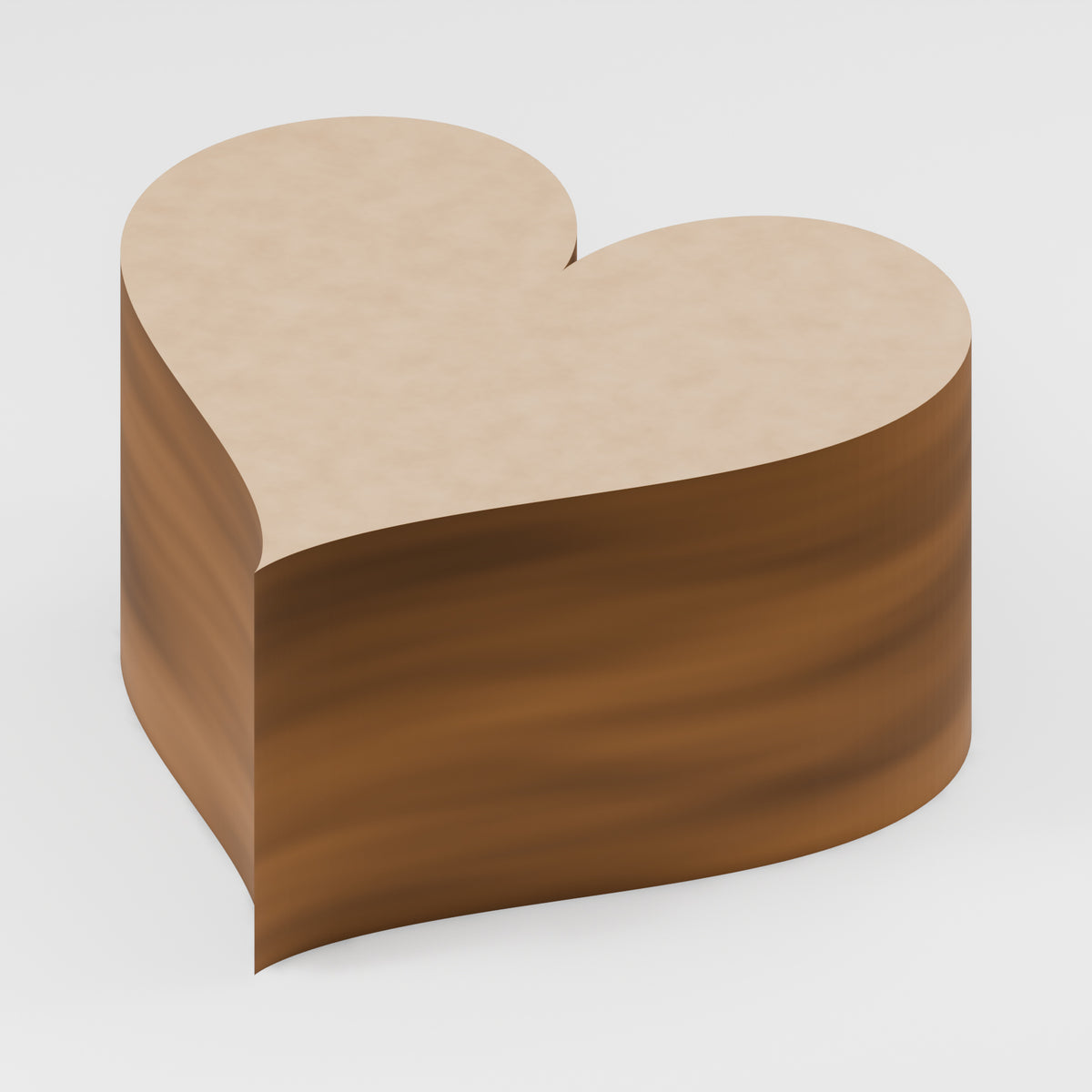 Heart Craft Blanks — MDF, 6 mm, 11.5 mm maximum, No holes, 100