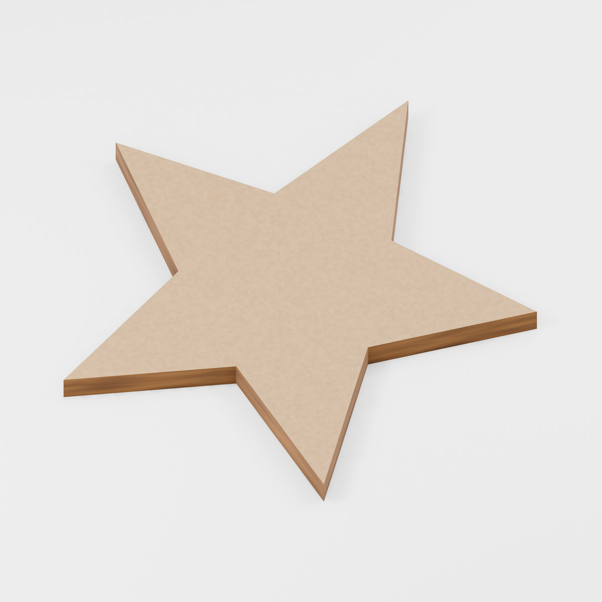Star Craft Blanks — MDF, 3 mm, 50 mm maximum, No holes, 100
