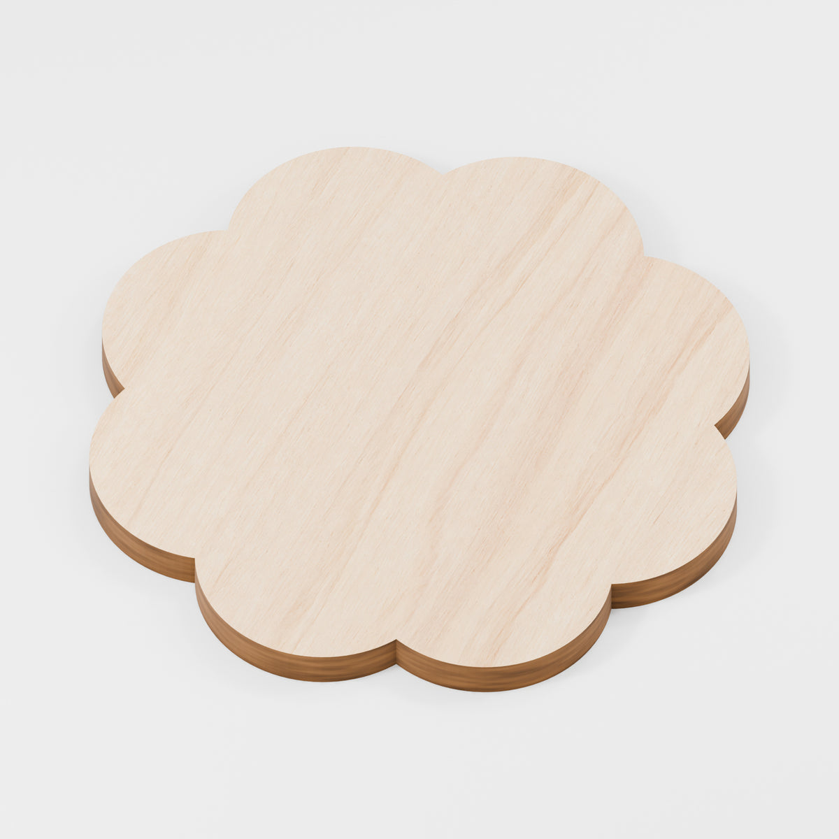 Flower Craft Blanks — Plywood, 6 mm, 100 mm maximum, No holes, 5
