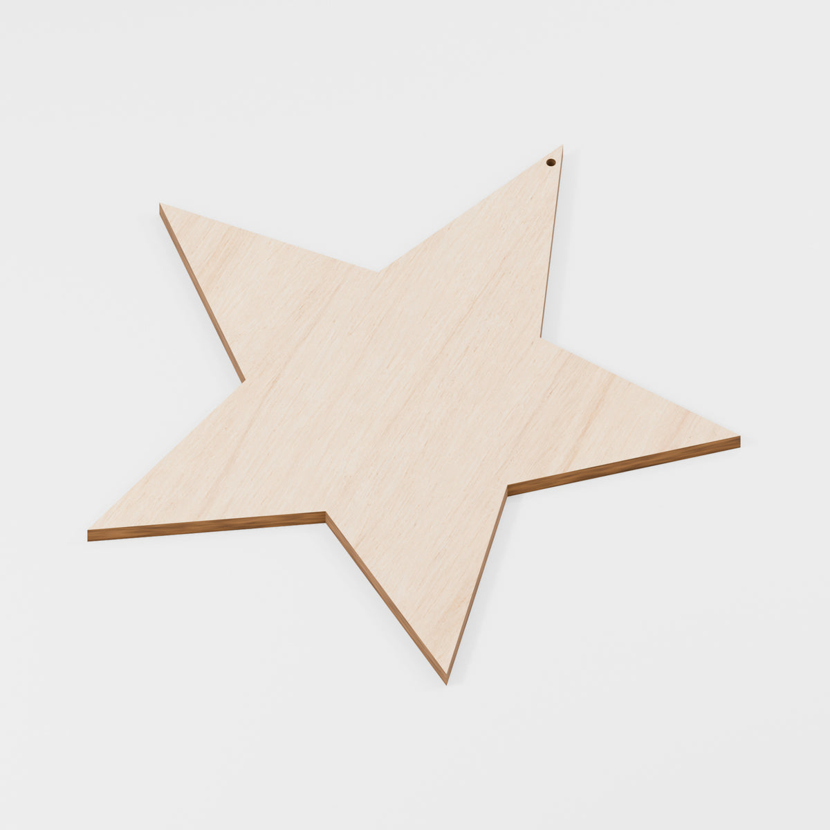 Star Craft Blanks — Plywood, 6 mm, 200 mm maximum, 3 mm hanging hole, 100