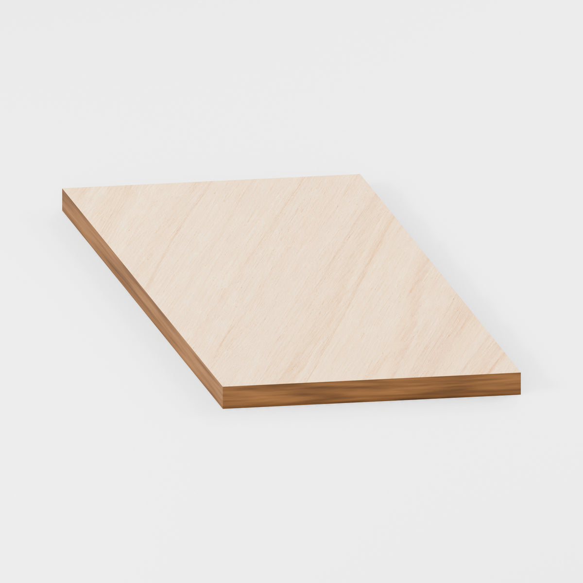Diamond Craft Blanks — Plywood, 6 mm, 85 × 50 mm, No holes, 10