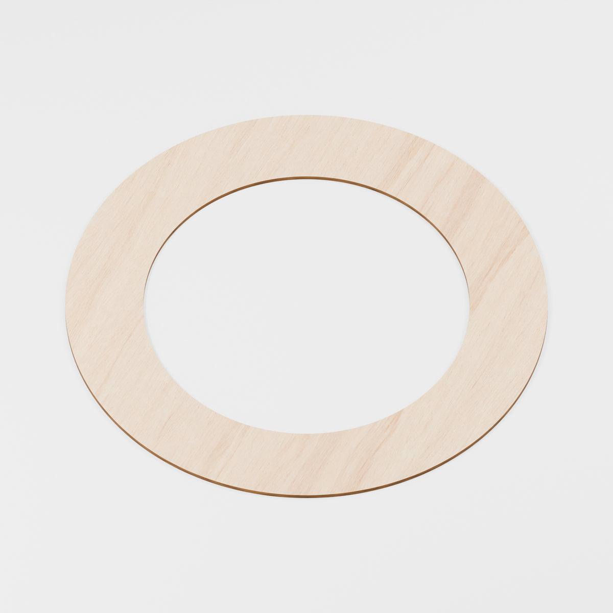 Circular Hoop Rings — Plywood, 3 mm, 300 mm outer / 203 mm inner, No holes, 4