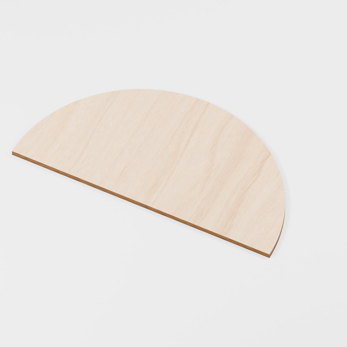 Semicircle Craft Blanks — Plywood, 6 mm, 300 × 150 mm