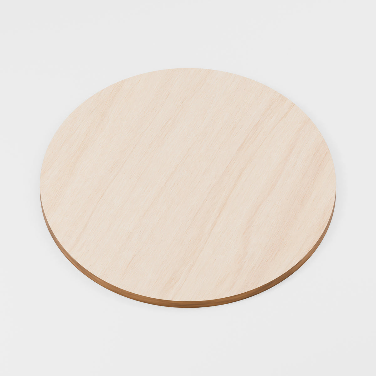 Circle Craft Blanks — Plywood, 3 mm, 80 mm diameter, No holes, 5