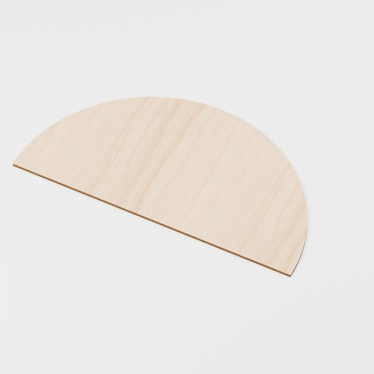 Semicircle Craft Blanks — Plywood, 6 mm, 560 × 280 mm, 10