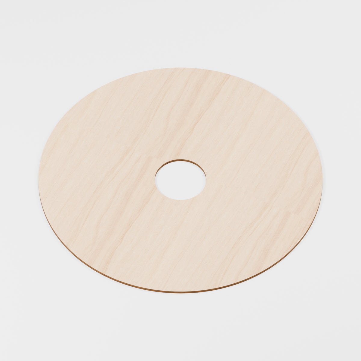 Circular Hoop Rings — Plywood, 6 mm, 550 mm outer / 100 mm inner, No holes, 2