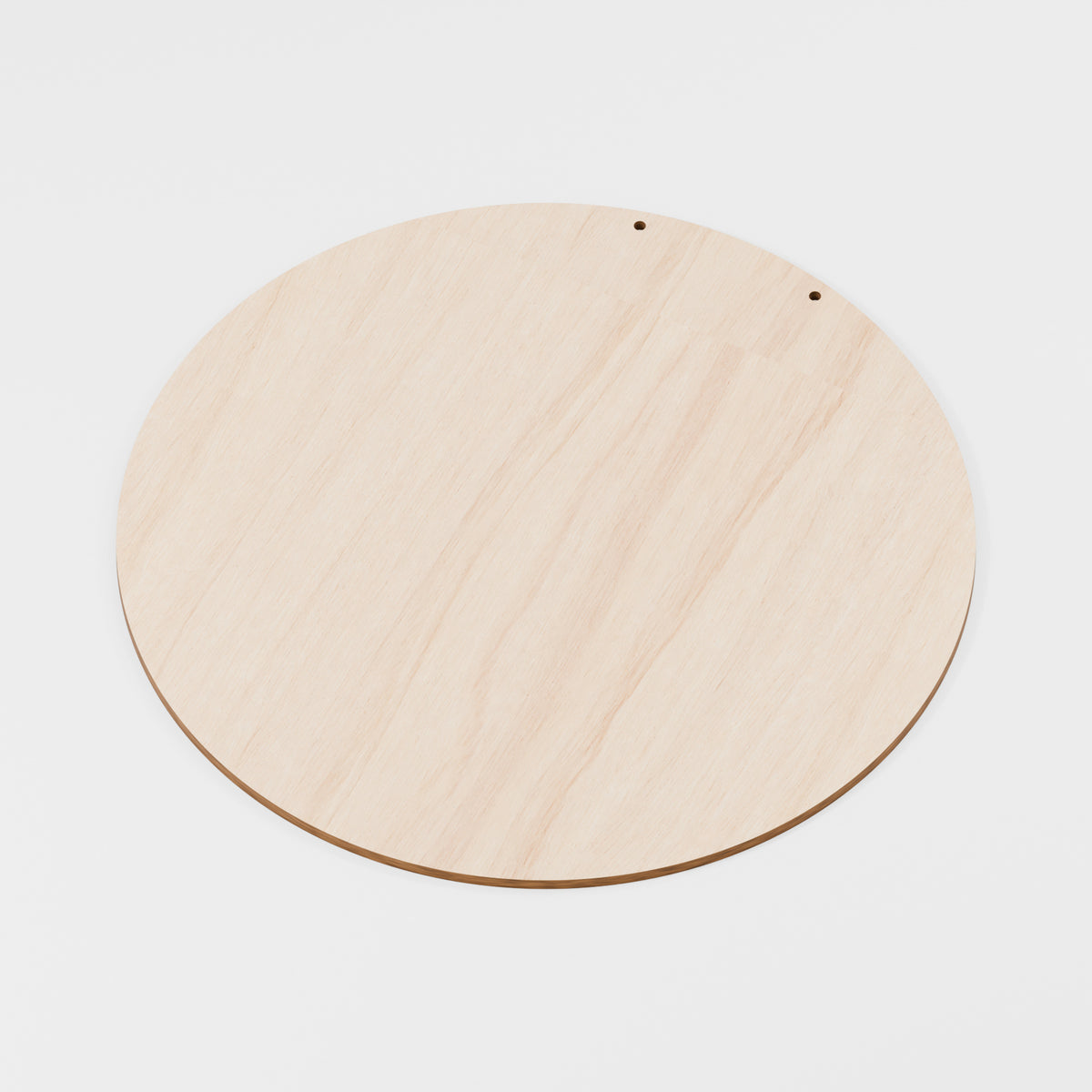 Circle Craft Blanks — Plywood, 6 mm, 350 mm diameter, 2 × 5 mm top hanging holes, 10