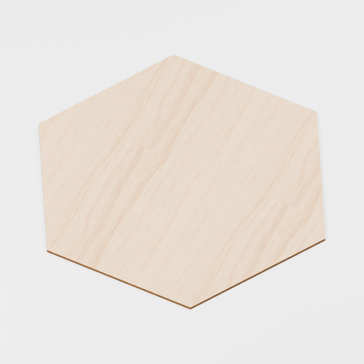 Hexagon Craft Blanks — Plywood, 6 mm, 600 × 519.615 mm, No holes, 2