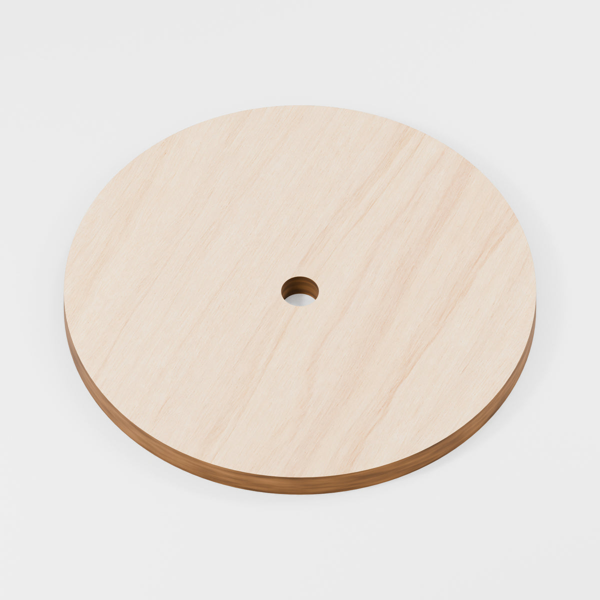 Circle Craft Blanks — Plywood, 6 mm, 100 mm diameter, 8 mm centre hole, 100