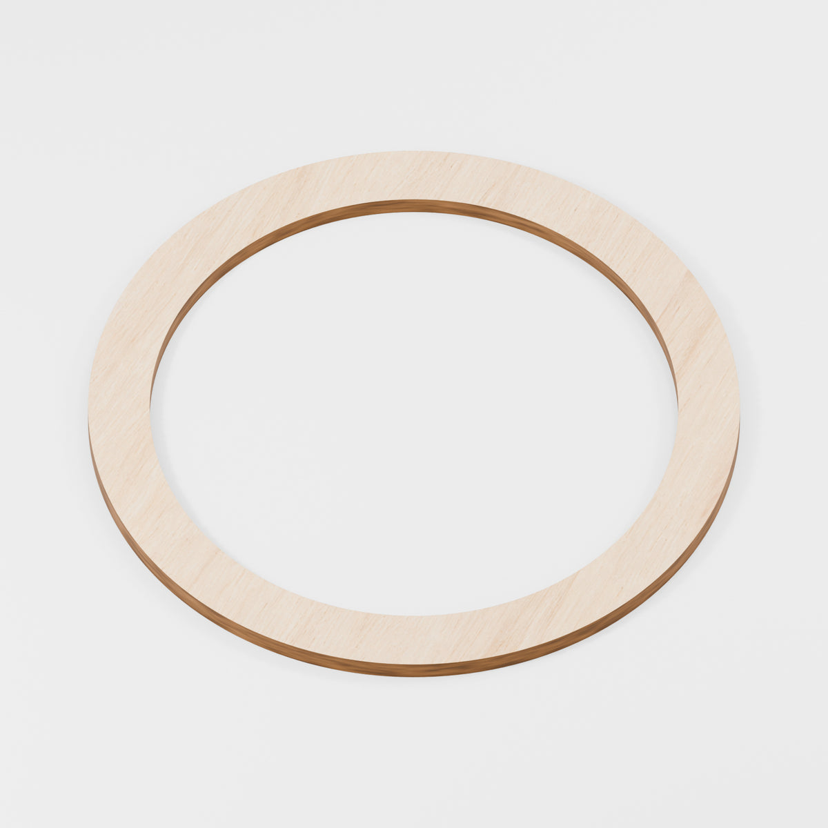 Circular Hoop Rings — Plywood, 6 mm, 185 mm outer / 150 mm inner, No holes, 4