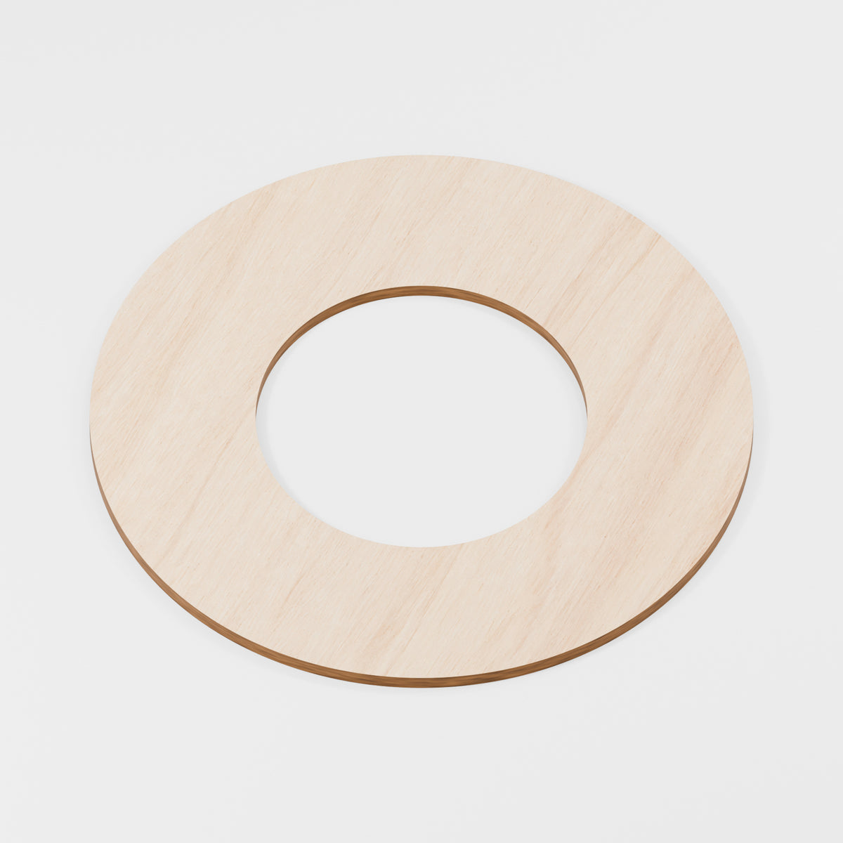 Circular Hoop Rings — Plywood, 6 mm, 240 mm outer / 120 mm inner, No holes, 4