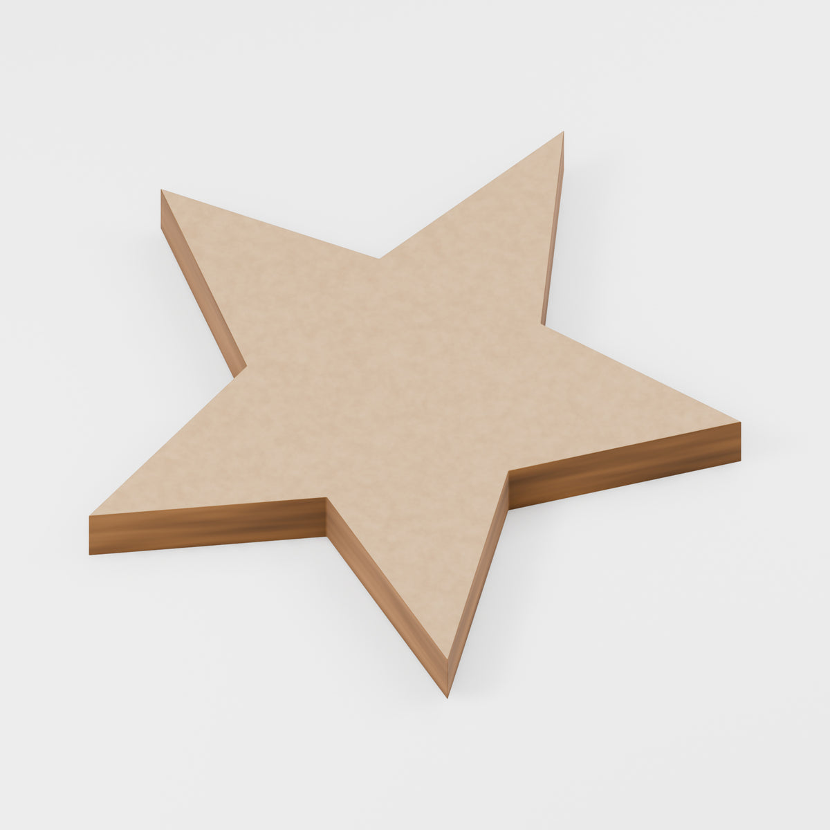 Star Craft Blanks — MDF, 3 mm, 30 mm maximum, No holes, 100