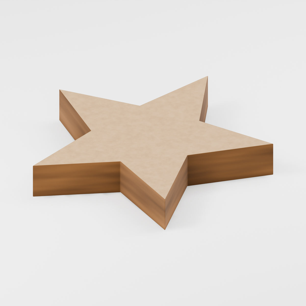 Star Craft Blanks — MDF, 3 mm, 20 mm maximum, No holes, 100