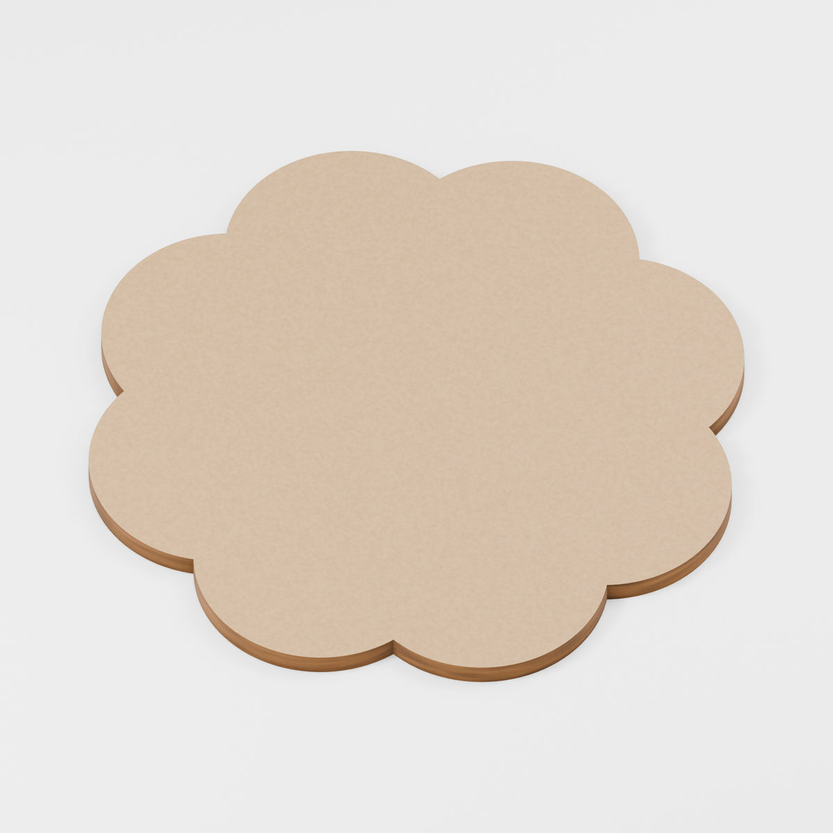 Flower Craft Blanks — MDF, 3 mm, 85 mm maximum, No holes, 100