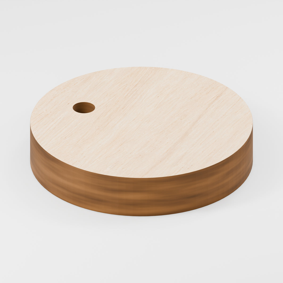 Round Gift Tags — Plywood, 6 mm, 30 × 30 mm, 5