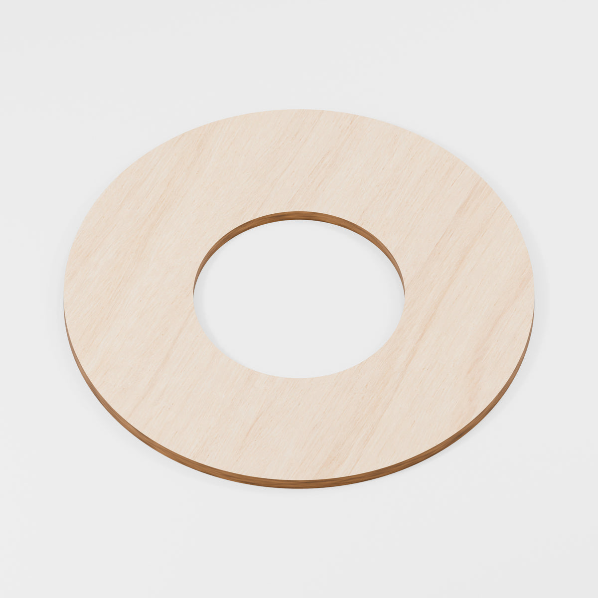Circular Hoop Rings — Plywood, 6 mm, 200 mm outer / 90 mm inner, No holes