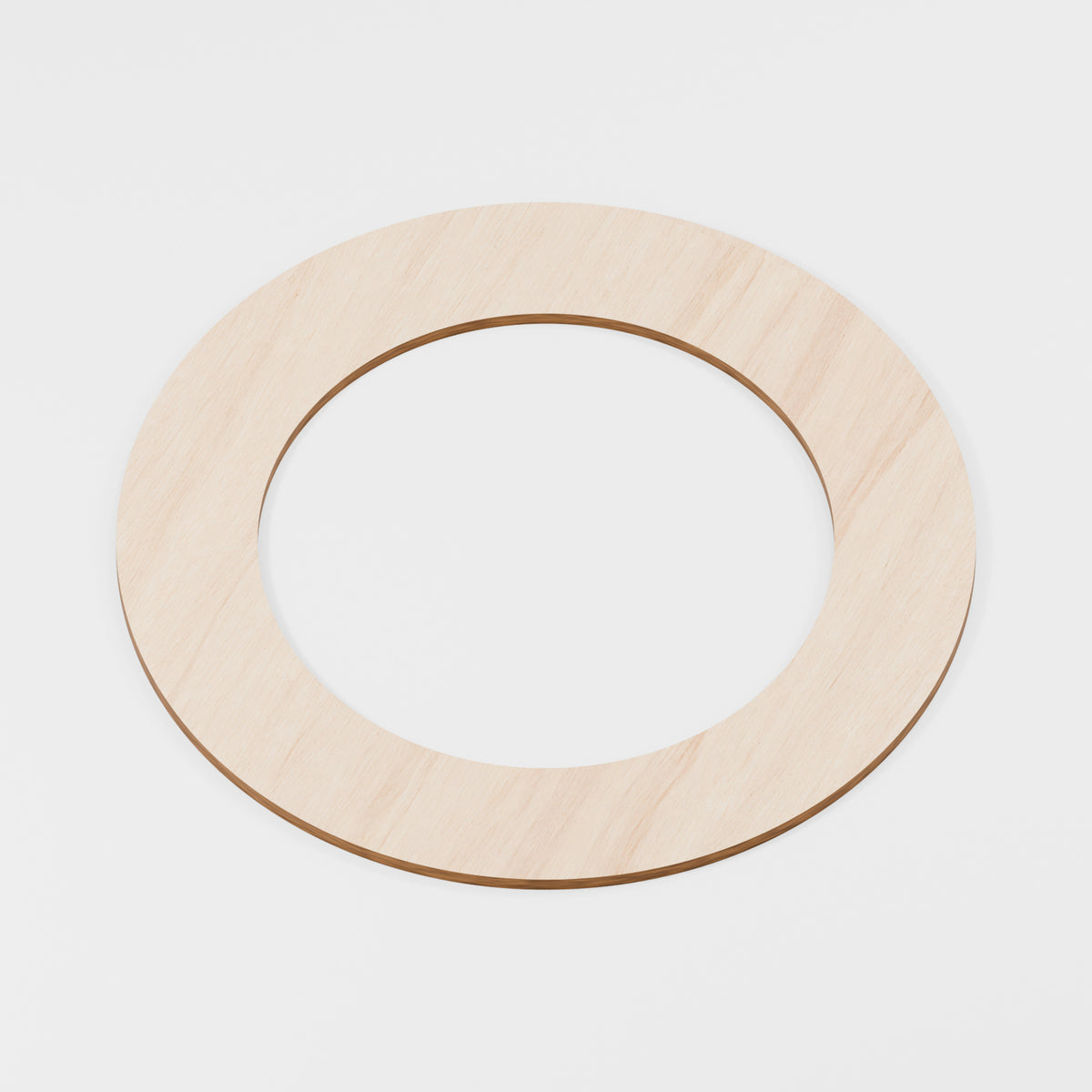 Circular Hoop Rings — Plywood, 6 mm, 304 mm outer / 204 mm inner, No holes, 4