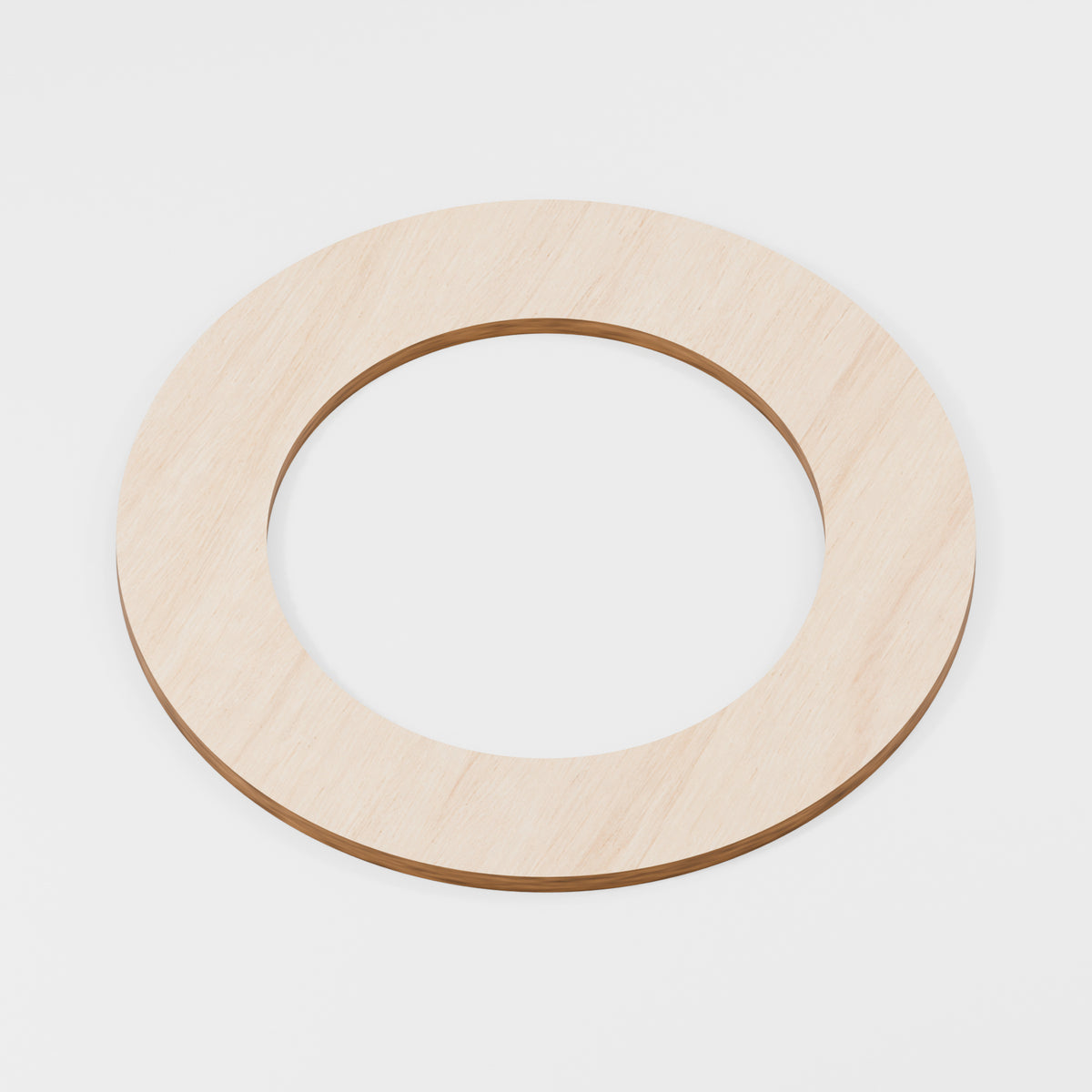 Circular Hoop Rings — Plywood, 6 mm, 200 mm outer / 130 mm inner, No holes