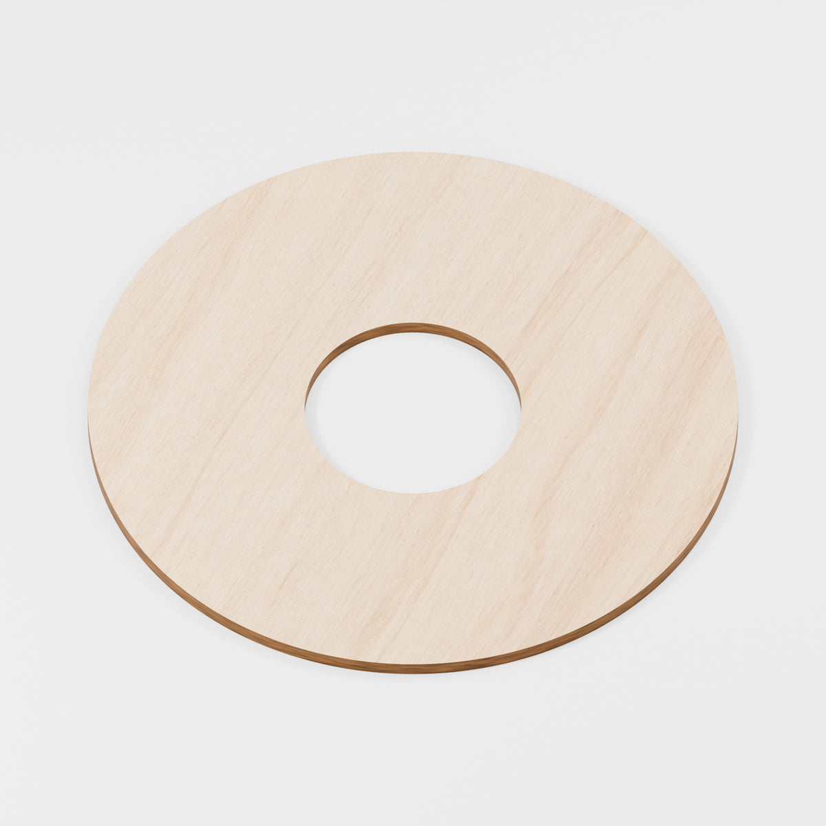 Circular Hoop Rings — Plywood, 6 mm, 240 mm outer / 80 mm inner, No holes