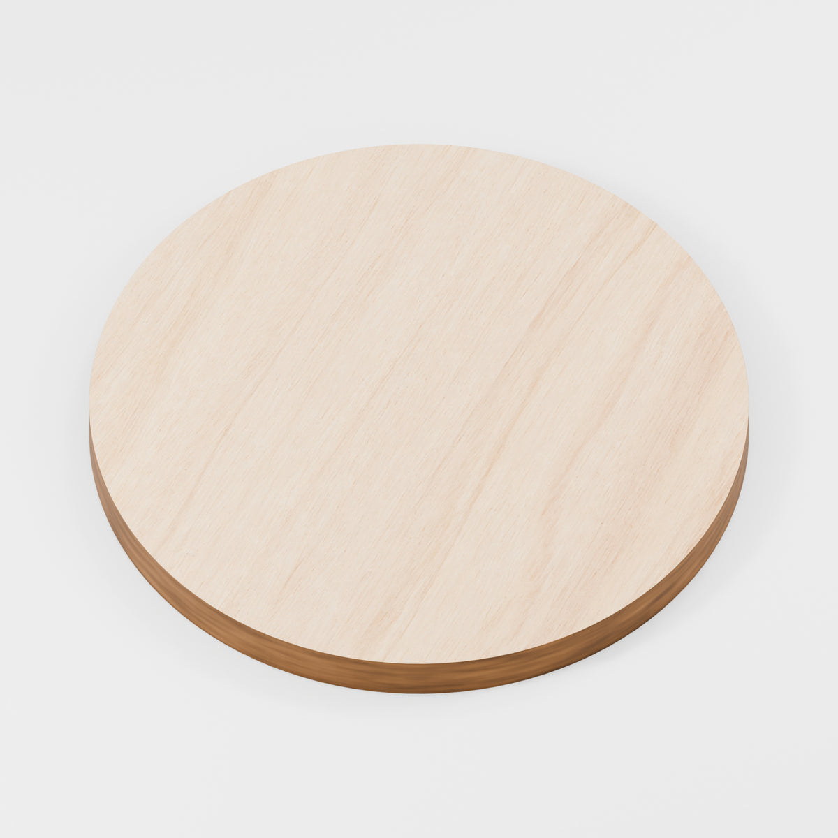 Circle Craft Blanks — Plywood, 6 mm, 80 mm diameter, No holes, 5