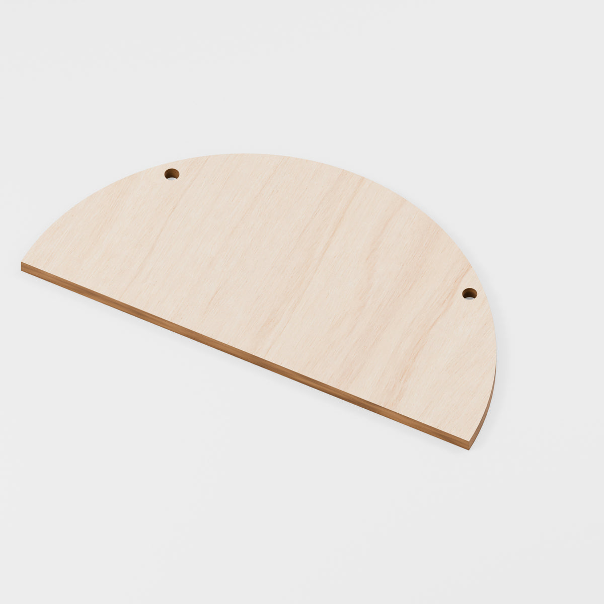 Semicircle Craft Blanks — Plywood, 3 mm, 100 × 50 mm