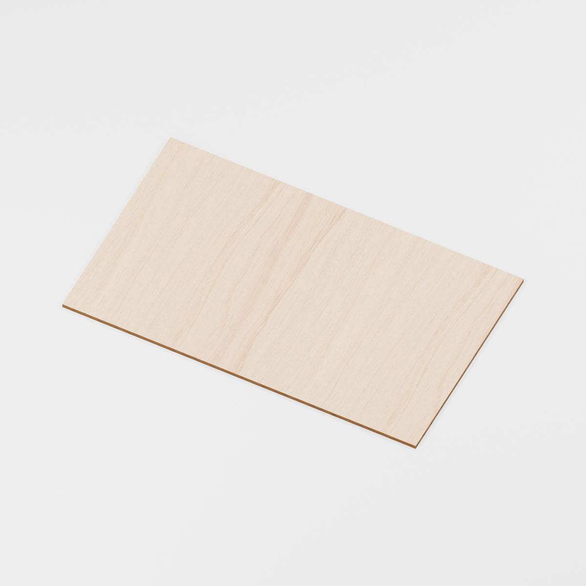 Rectangular Craft Blanks — Plywood, 6 mm, 500 × 300 mm, No holes, Square corners, 10