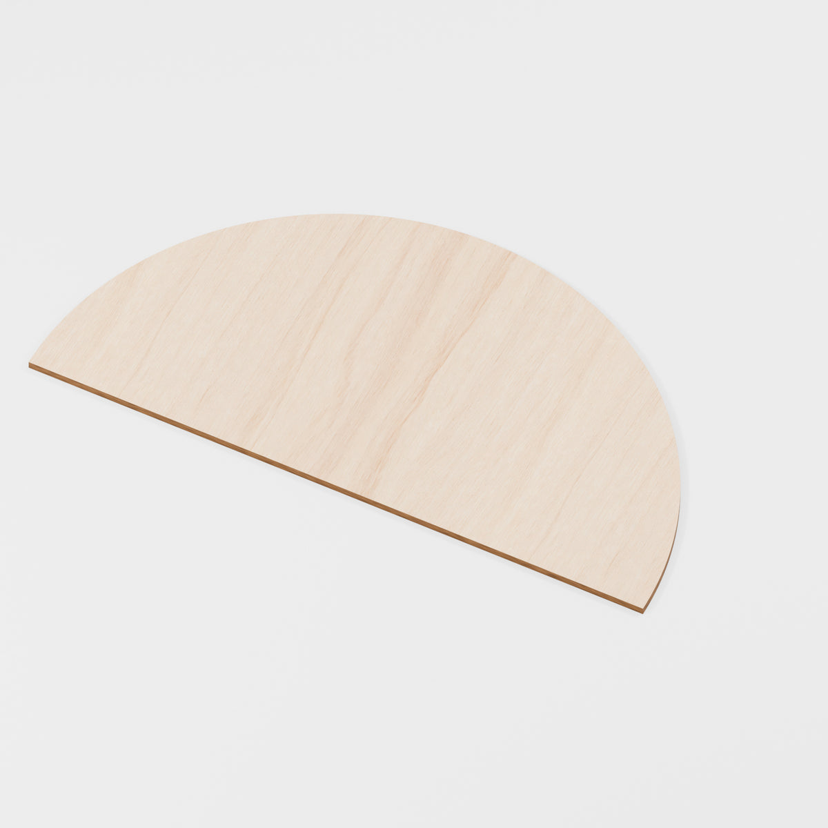 Semicircle Craft Blanks — Plywood, 6 mm, 450 × 225 mm, 25