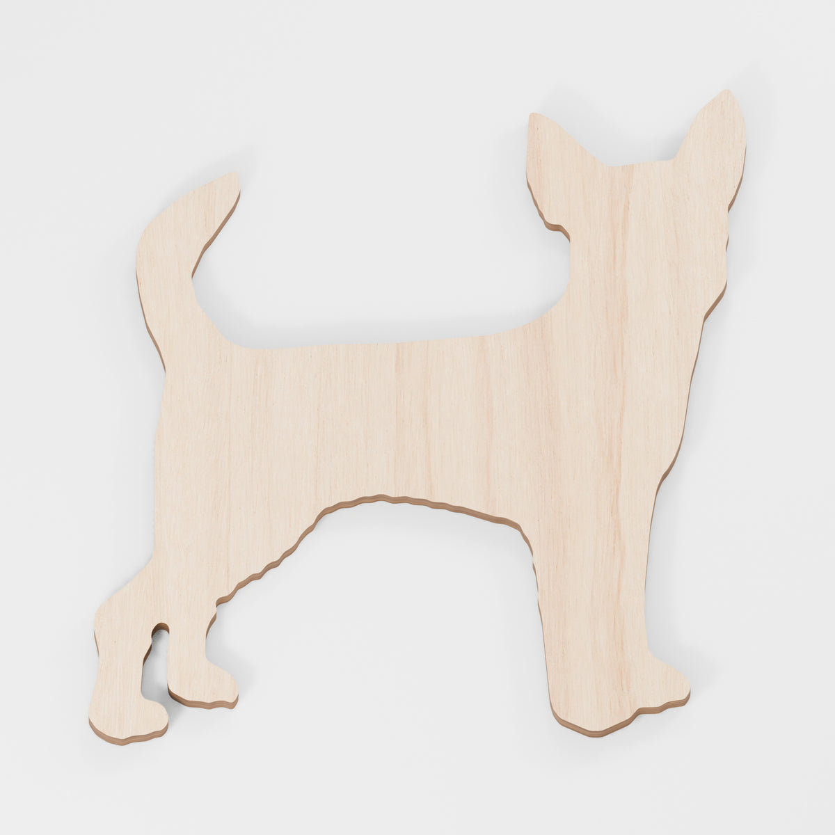 Chihuahua Craft Shapes — Plywood, 6 mm, 100 mm maximum, No holes, 100