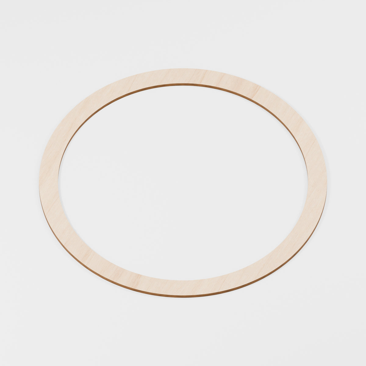 Circular Hoop Rings — Plywood, 6 mm, 440 mm outer / 382 mm inner, No holes, 10