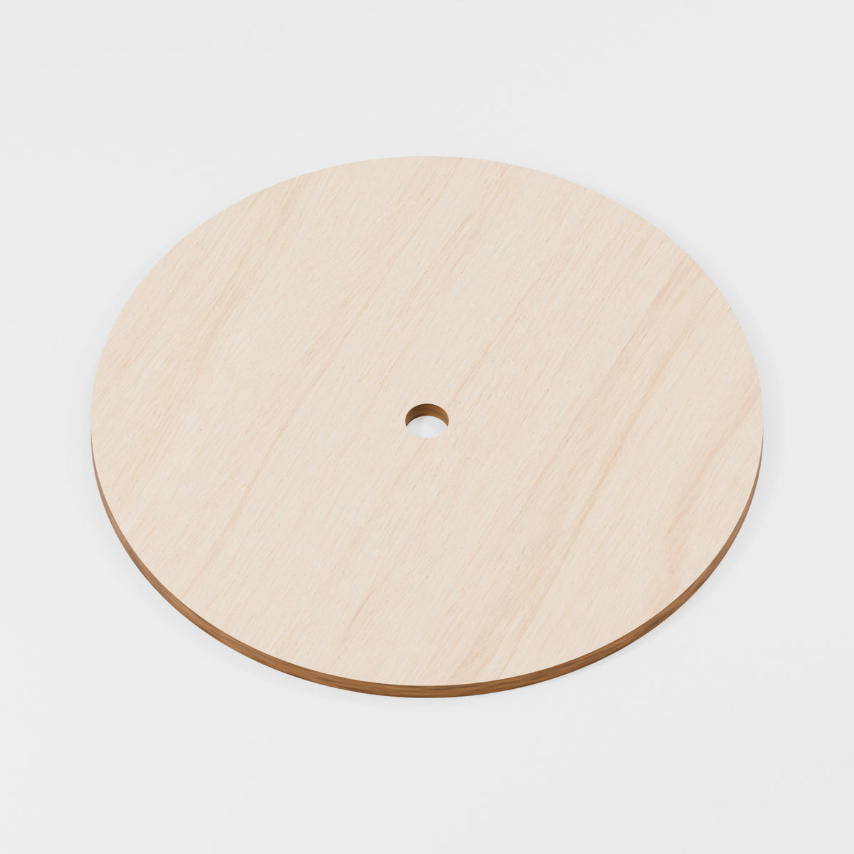 Circle Craft Blanks — Plywood, 6 mm, 200 mm diameter, 13 mm centre hole, 5