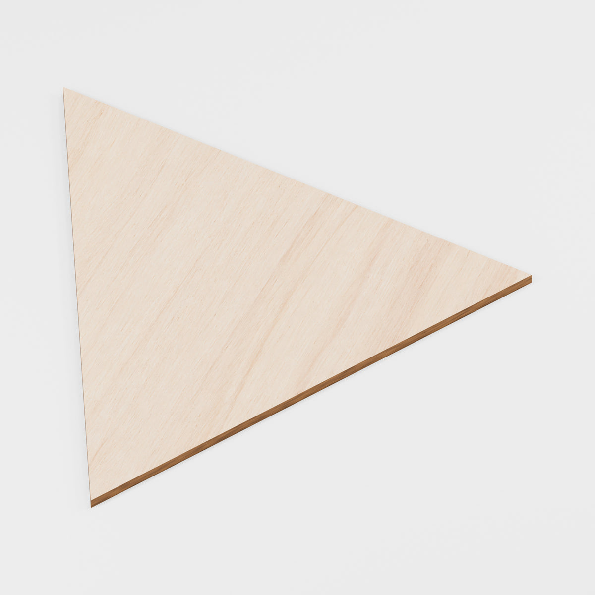 Triangle Craft Blanks — Plywood, 6 mm, 250 × 216.506 mm, No holes, 100