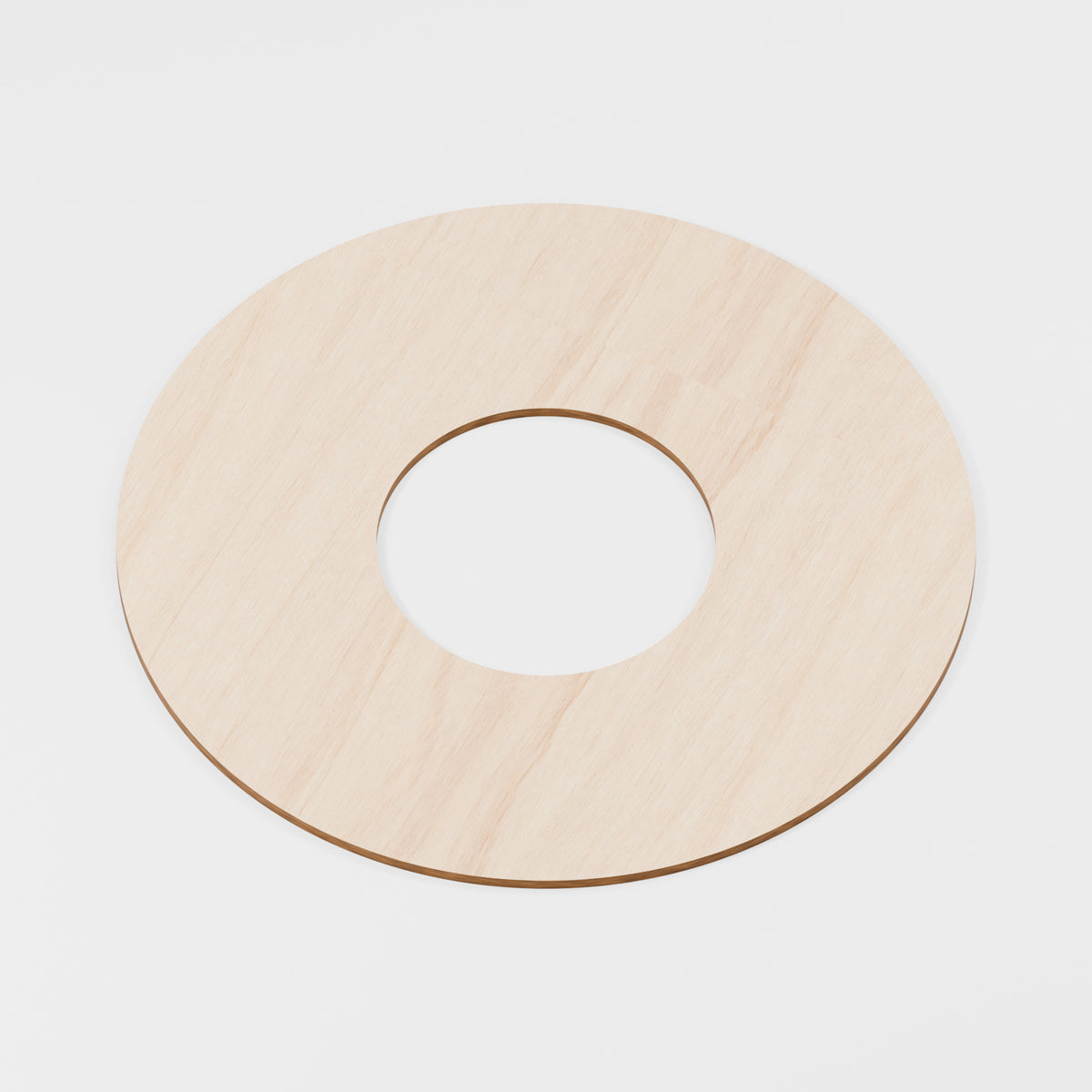 Circular Hoop Rings — Plywood, 6 mm, 380 mm outer / 150 mm inner, No holes, 2