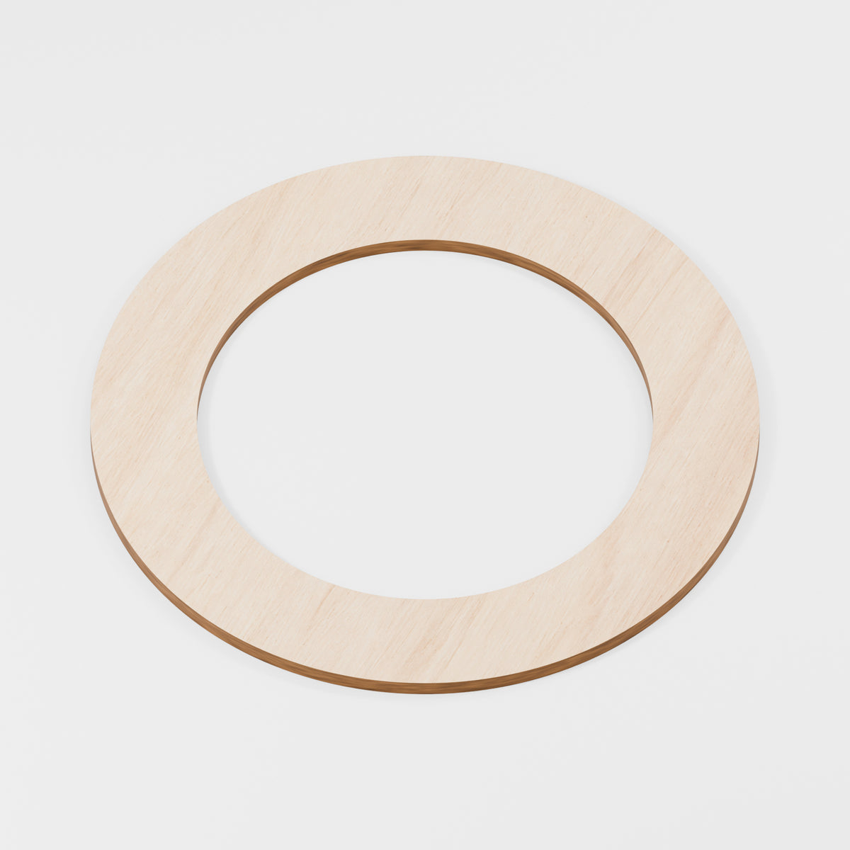 Circular Hoop Rings — Plywood, 6 mm, 220 mm outer / 150 mm inner, No holes, 4