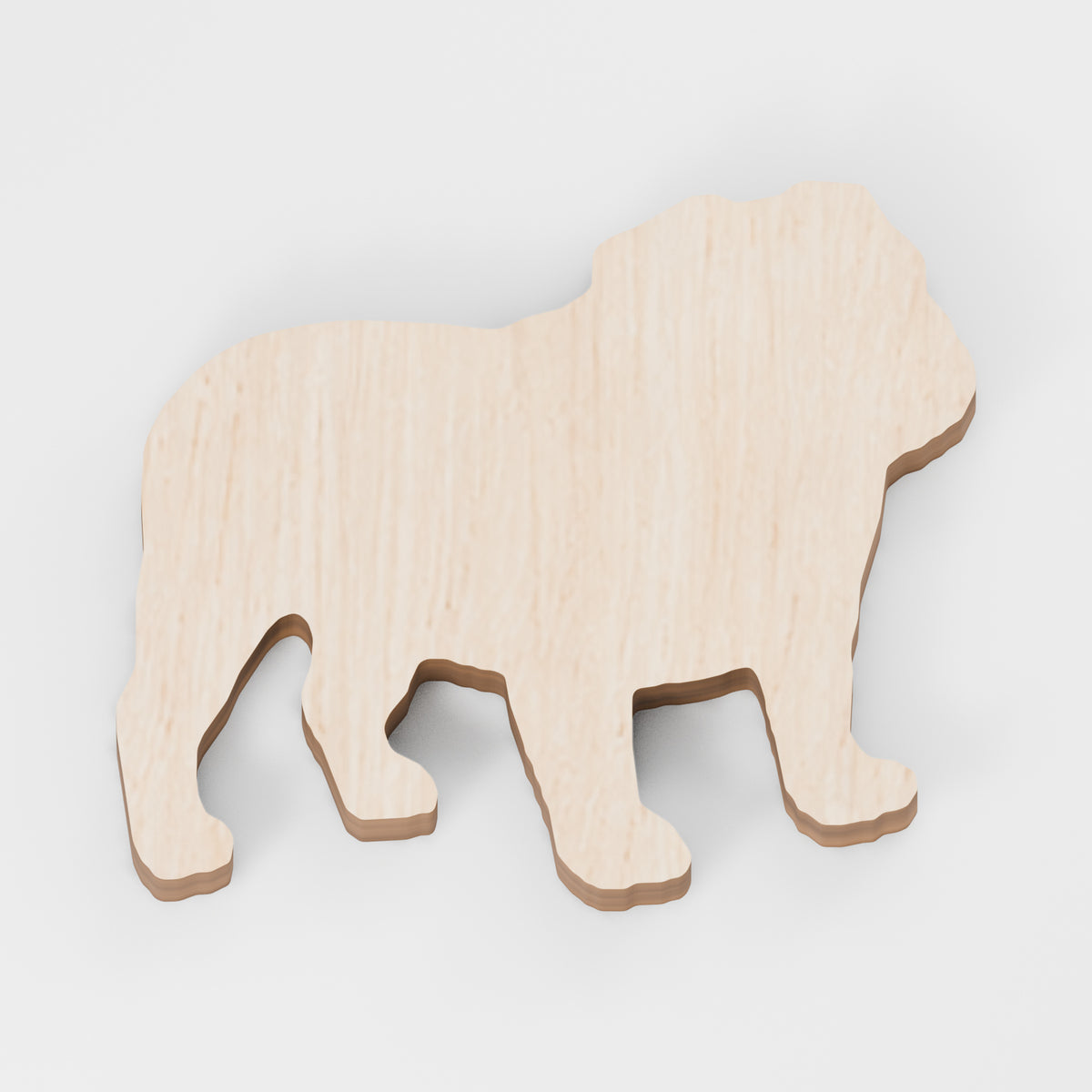 Bulldog Craft Shapes — Plywood, 3 mm, 20 mm maximum, No holes, 100