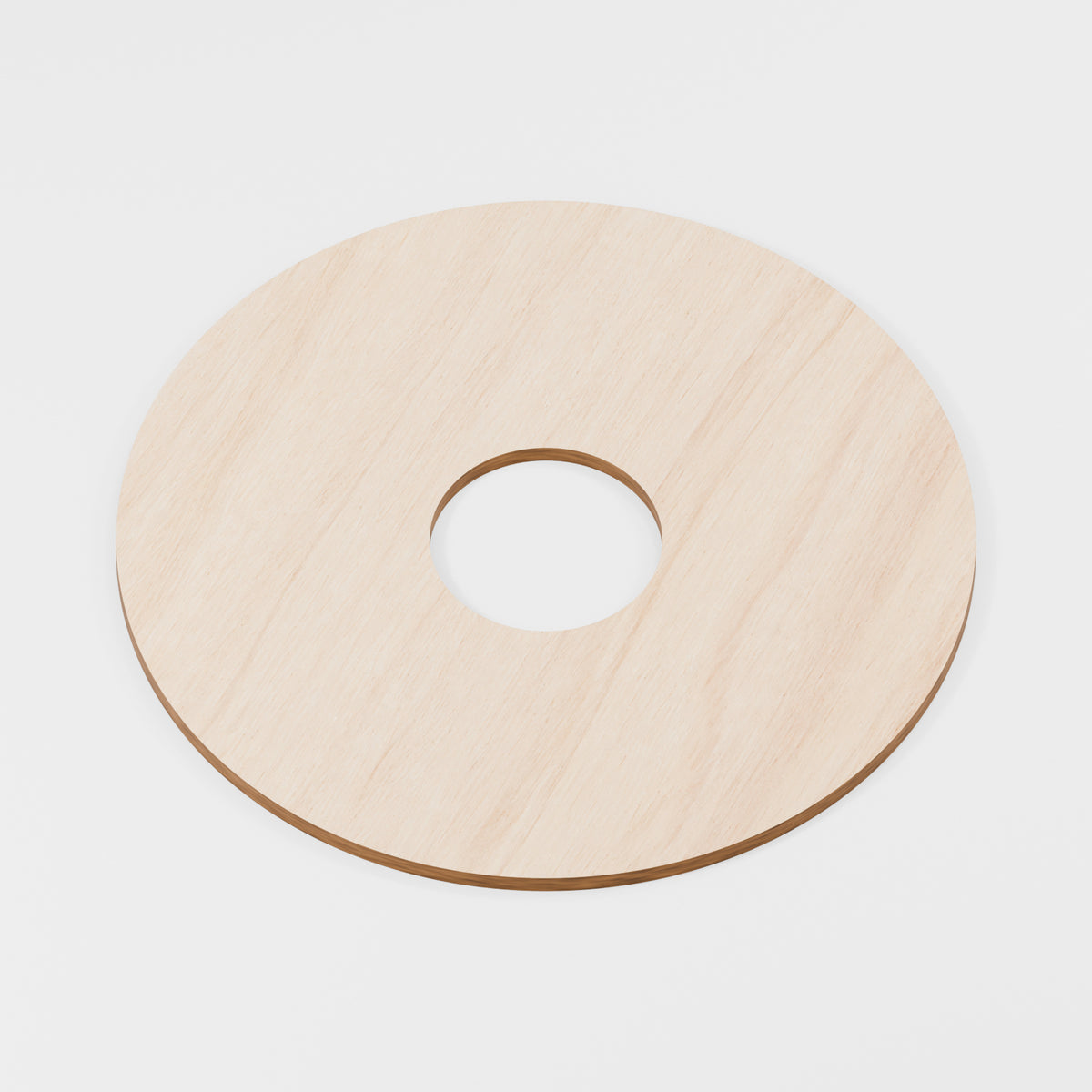Circular Hoop Rings — Plywood, 6 mm, 240 mm outer / 65 mm inner, No holes