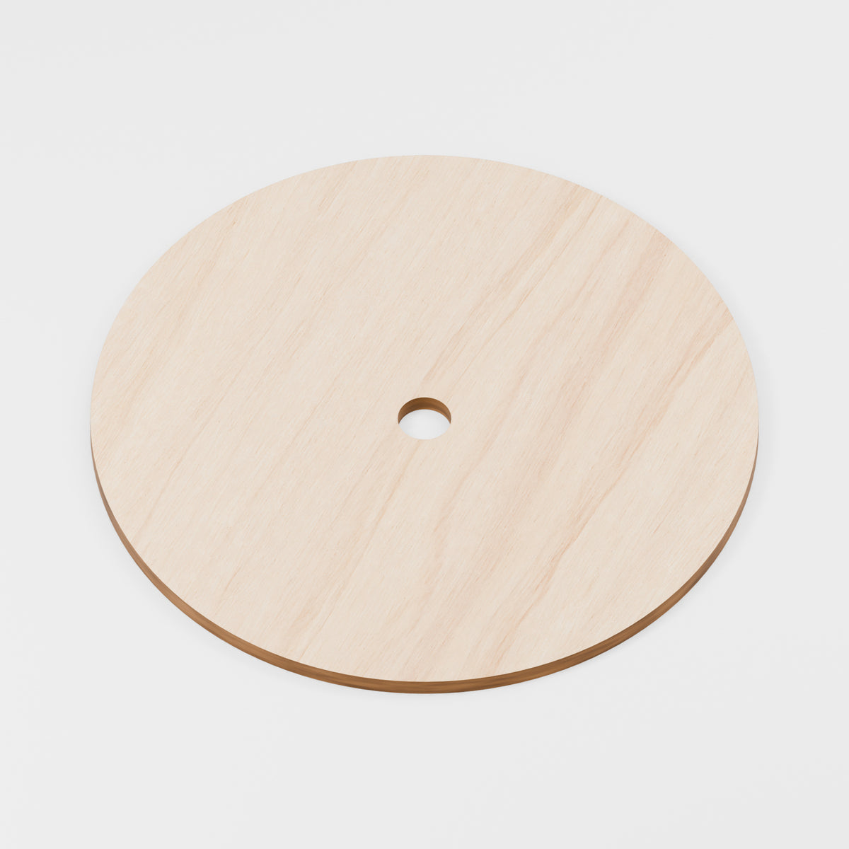 Circle Craft Blanks — Plywood, 3 mm, 100 mm diameter, 8 mm centre hole, 50
