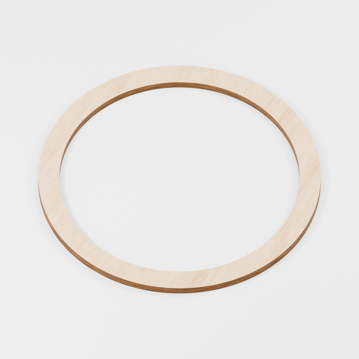 Circular Hoop Rings — Plywood, 6 mm, 200 mm outer / 170 mm inner, No holes