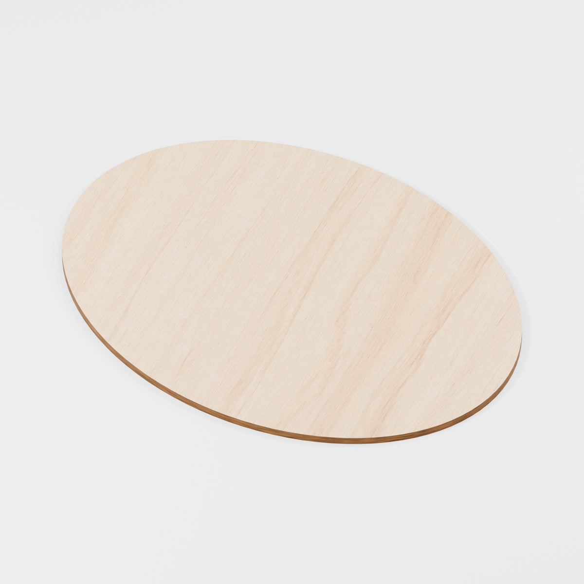 Oval Craft Blanks — Plywood, 6 mm, 295 × 210 mm, No holes, 20