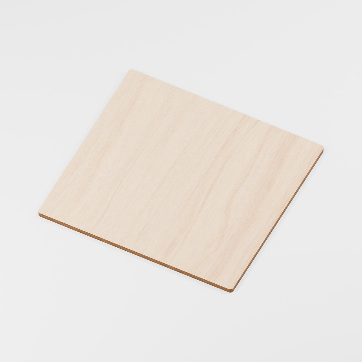 Rectangular Craft Blanks — Plywood, 6 mm, 240 × 225 mm, No holes, Rounded corners, 8