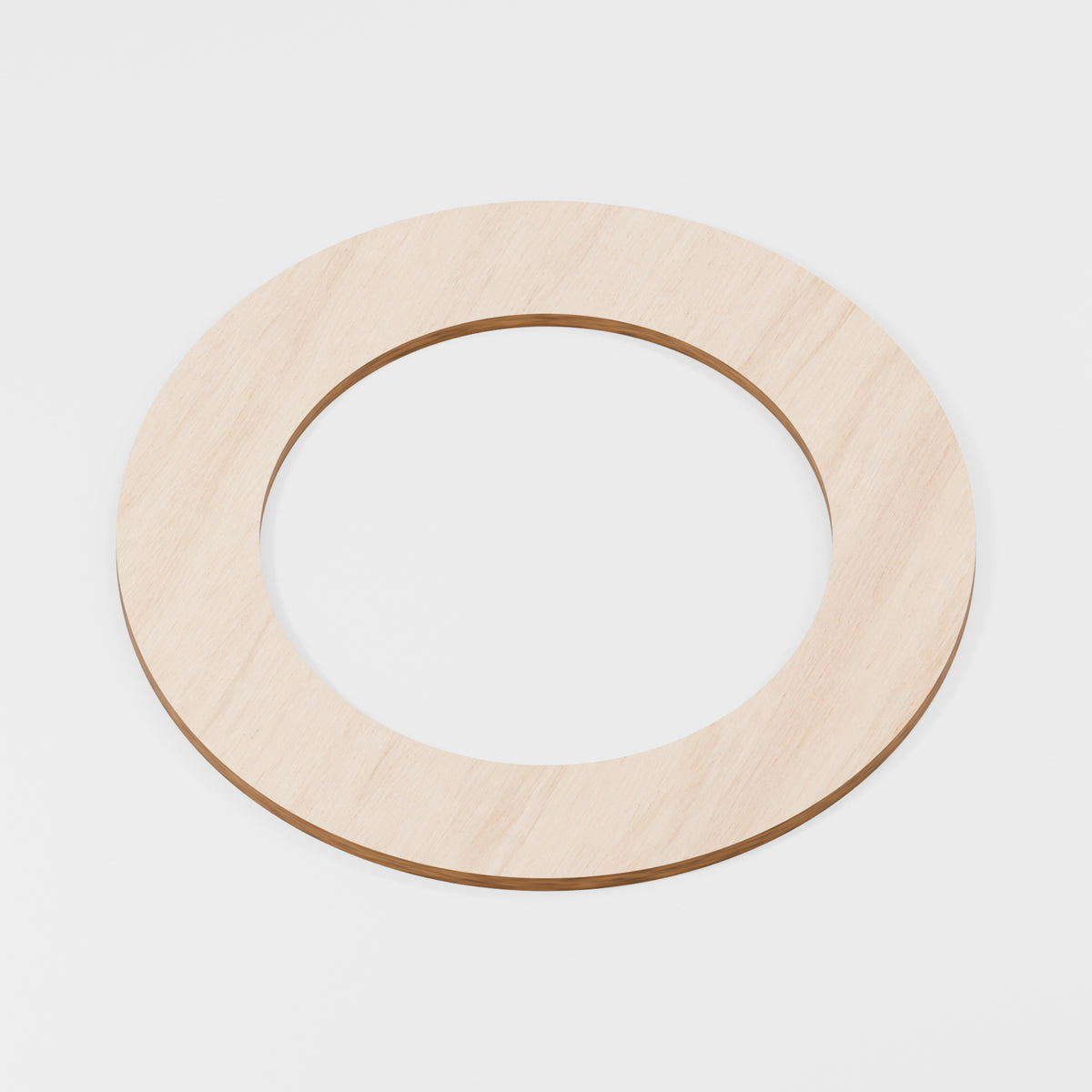 Circular Hoop Rings — Plywood, 6 mm, 240 mm outer / 160 mm inner, No holes, 4