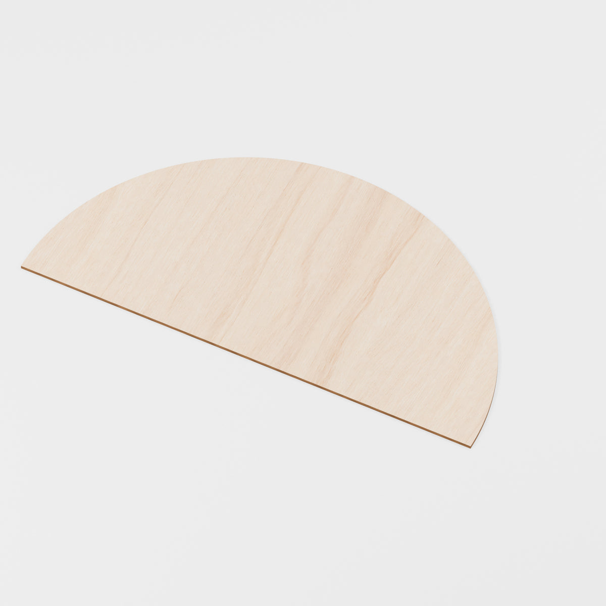 Semicircle Craft Blanks — Plywood, 3 mm, 370 × 185 mm, 25