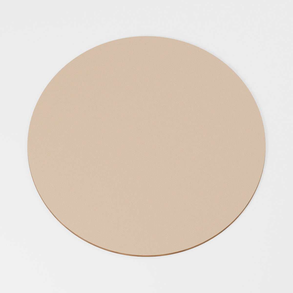 Circle Blank — original 888 Cutout design in unfinished MDF; studio product visualisation