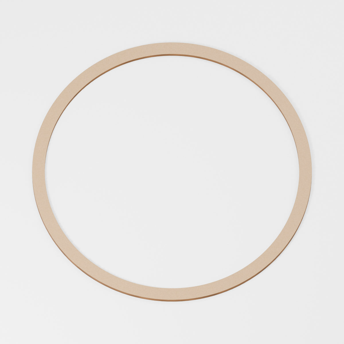 Football Outline Frame — original 888 Cutout design in unfinished MDF; studio product visualisation