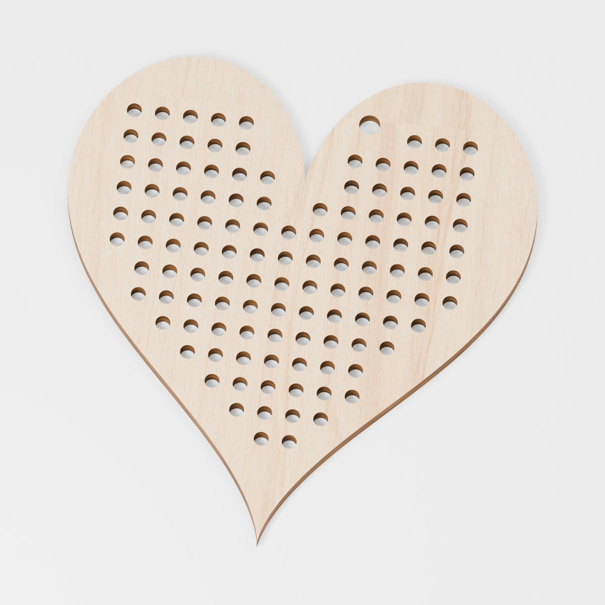 Cross Stitch Wooden Ornament Blank — Plywood; product visualisation, base set shown for assortments