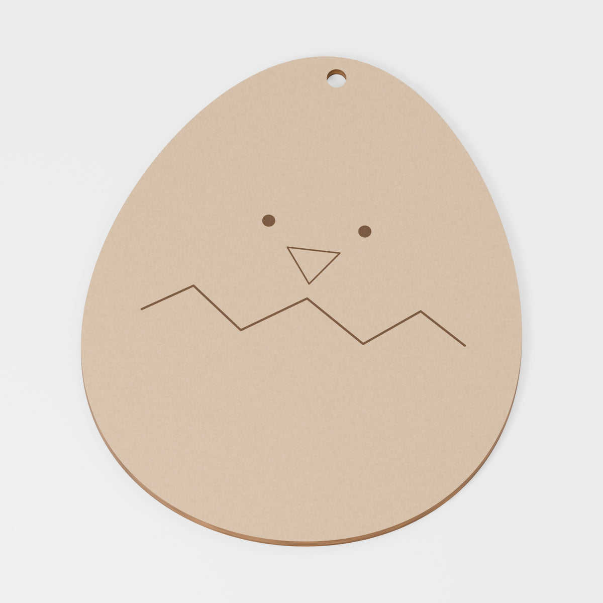 Chick In Egg Painting Blank — MDF; product visualisation, base set shown for assortments