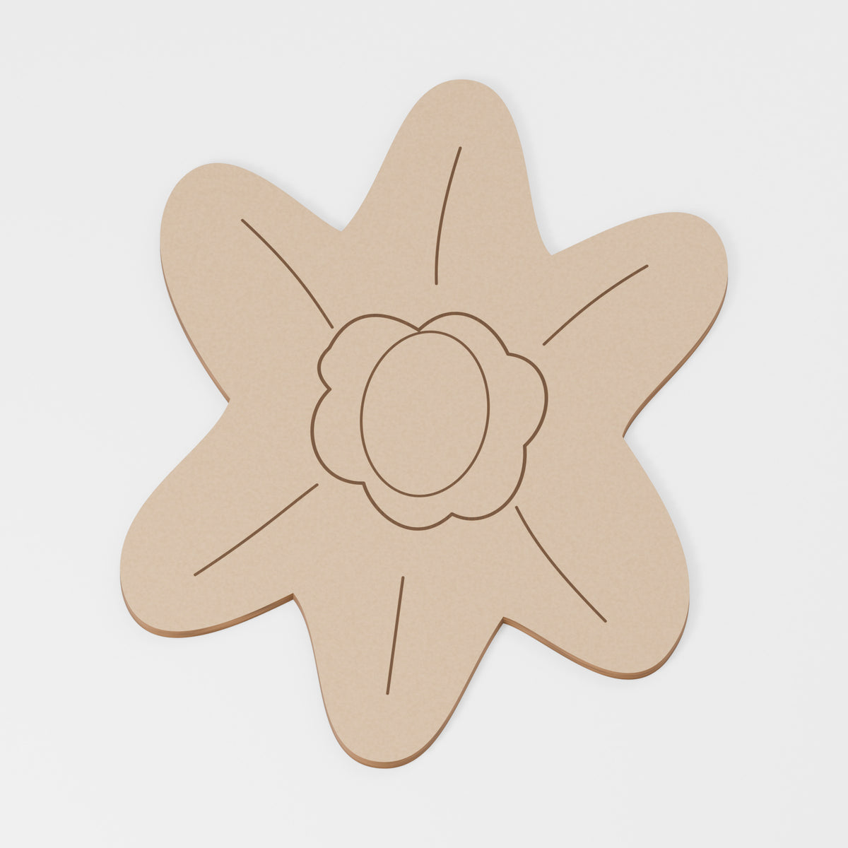 Daffodil Painting Blank — MDF; product visualisation, base set shown for assortments