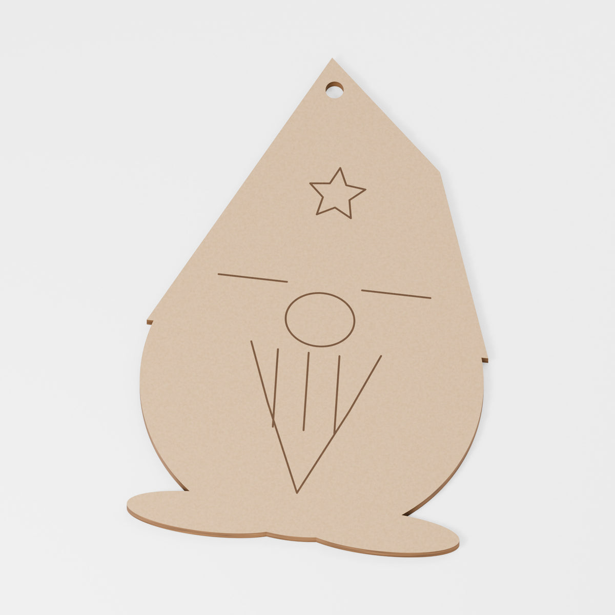 Gonk Painting Blank — MDF; product visualisation, base set shown for assortments