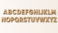 Soft Modern MDF alphabet cutout letters